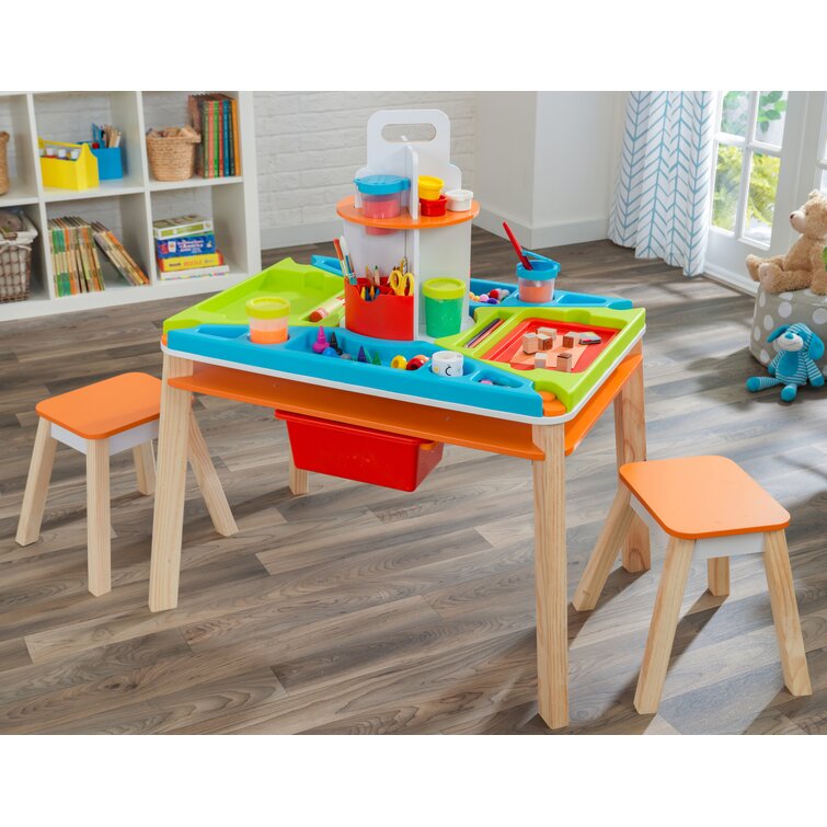 Kidkraft art outlet table with stool